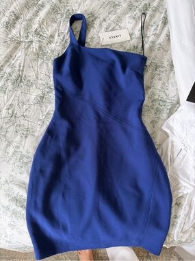 Maisy Likely One Shoulder Dress- Blue